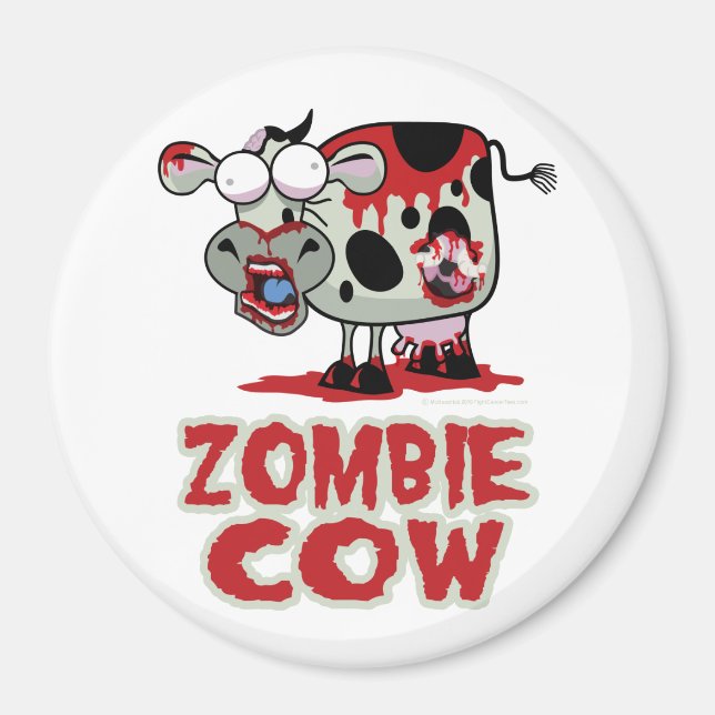 Zombie Cow Magnet (Framsidan)