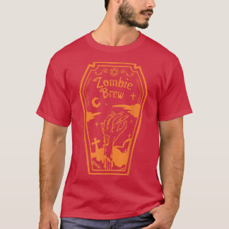 Zombie Crew Coffin Lycklig Scary Halloween Night G T Shirt
