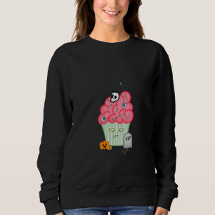 Zombie Cupcake för Halloween T Shirt