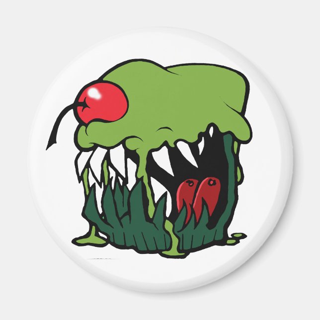 zombie cupkaka magnet (Framsidan)