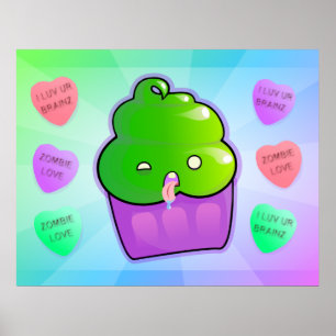 Zombie Cupkaka Poster