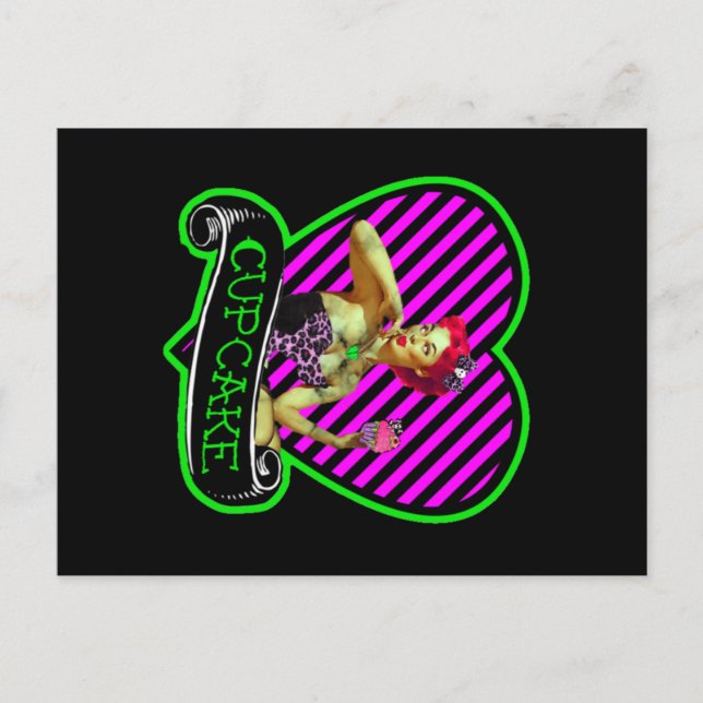 Zombie Cupkaka Vykort (Framsida)