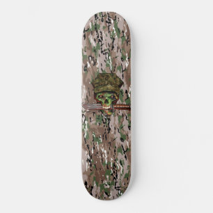 Zombie Dagger Marin Kamouflage Mini Skateboard Bräda 18,5 Cm