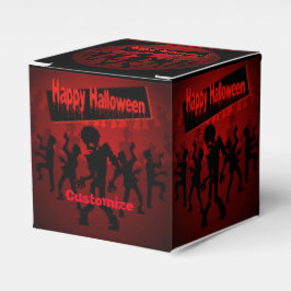 Zombie Dance Party Happy halloween Cube Presentaskar