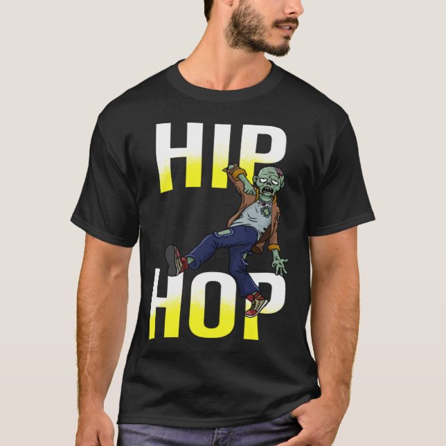 ZOMBIE Dancing HIP HOP Breakdancing Kids or Adults T Shirt (Framsida)