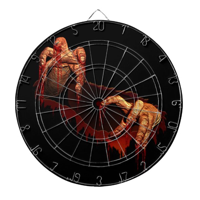 Zombie Dartboard Coola Halloween Zombie Darts Piltavla (Framsidan)