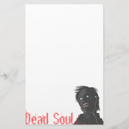 Zombie! Dead Soul Stationary Brevpapper