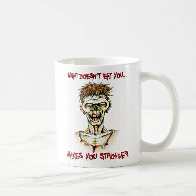 Zombie DeadBeat distorsioner Kaffemugg (Höger)