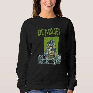 Zombie Deadlift Vikt Träning Övning Träningspass T Shirt