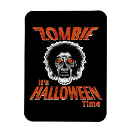 ZOMBIE Det är Halloween Time Magnet