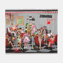 Zombie Diner Fleecefilt