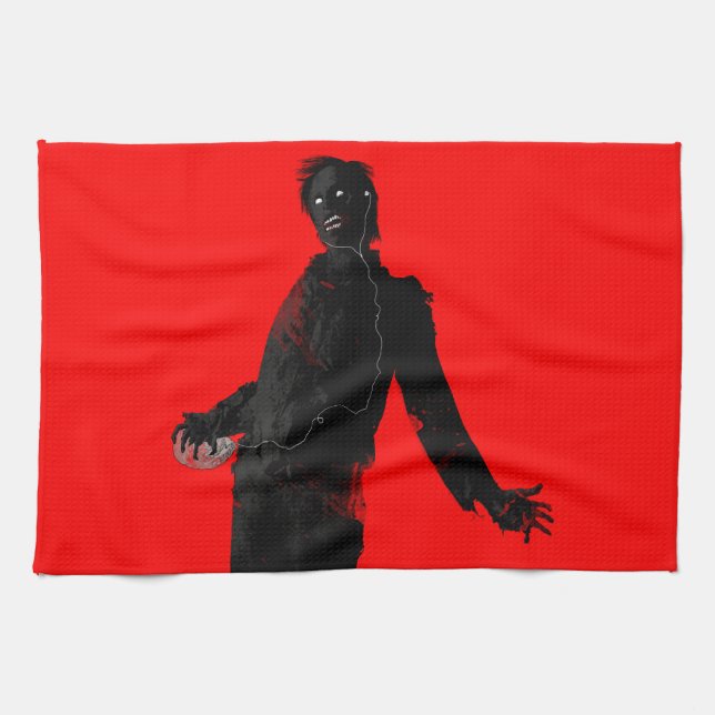Zombie Dish Towel Kökshandduk (Horisontell)