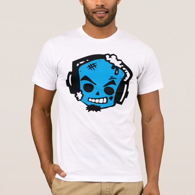 Zombie DJ Tee Shirt (Framsida)