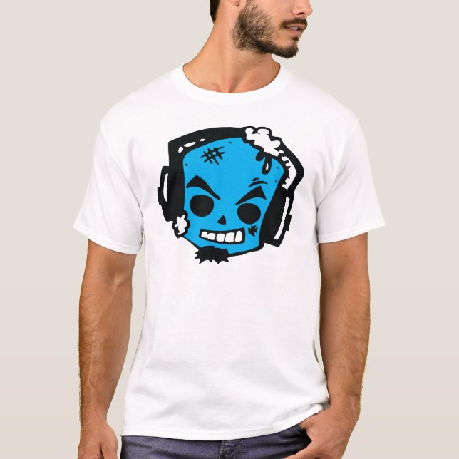 Zombie DJ Tee Shirt (Framsida)