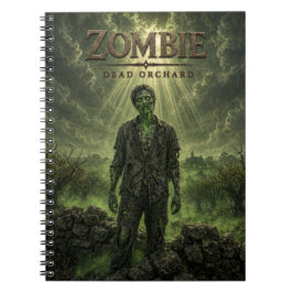 Zombie Död Odling Mörk Bio Anteckningsbok