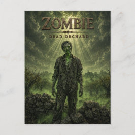 Zombie Död Orchard Mörk Bio Vykort