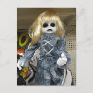 Zombie Doll Vykort