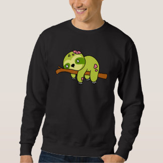 Zombie Dov Halloween Djur Söt Monster Grafik Lång Ärmad Tröja