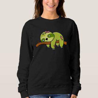 Zombie Dov Halloween Djur Söt Monster Grafik T Shirt