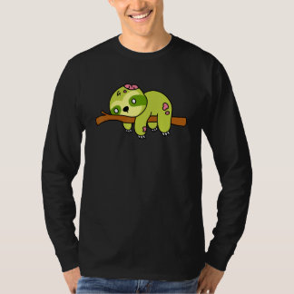 Zombie Dov Halloween Djur Söt Monster Grafik T Shirt