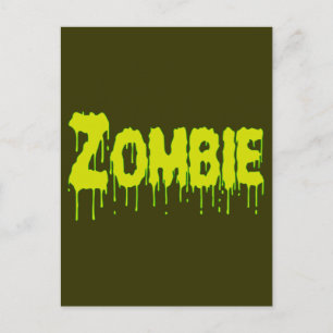 Zombie Drip Vykort