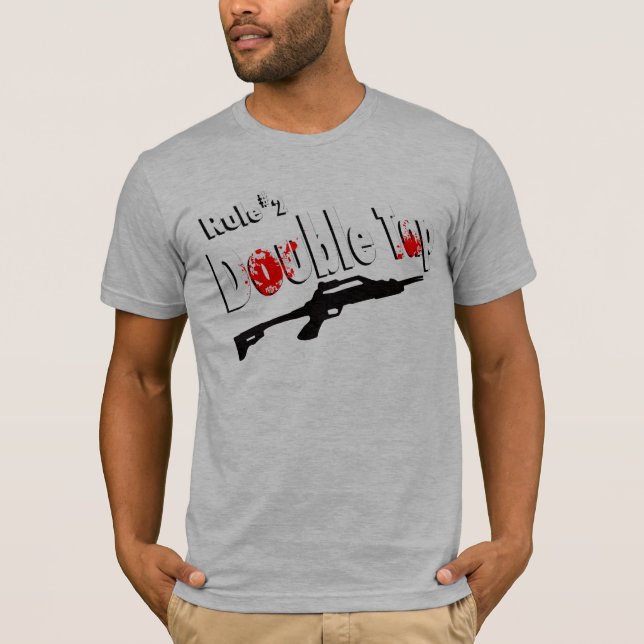 Zombie Dubbla Tee Shirt (Framsida)