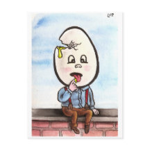 Zombie Dumpty Postcard