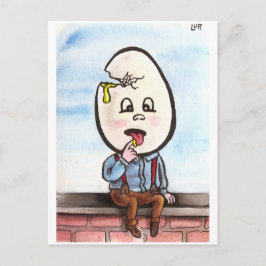 Zombie Dumpty Postcard Vykort
