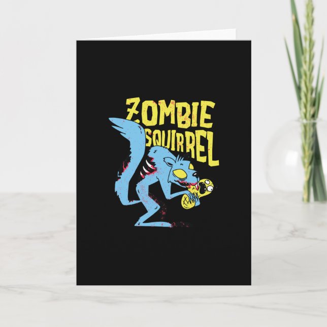 Zombie ekorre kort (Framsida)
