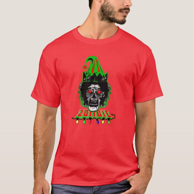 ZOMBIE ELF T SHIRT (Framsida)