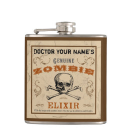 Zombie Elixir Anpassade Flask Fickplunta