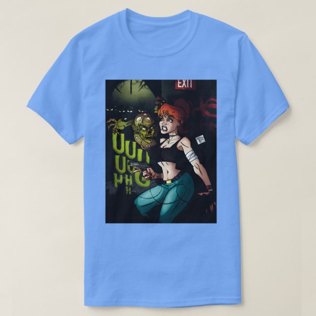 Zombie Encounter T Shirt (Design framsida)