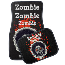 Zombie Face Bilmatta – Edgy & Rolig Inredning De