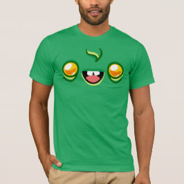 Zombie Face - Happy Jump Bella+Canvas Green T Shirt