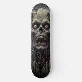 Zombie Face Mini Skateboard Bräda 18,5 Cm
