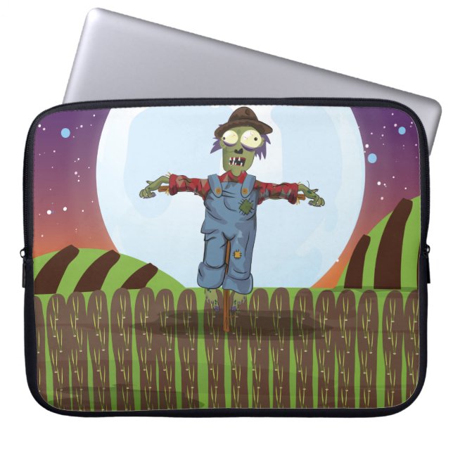 Zombie Fågelskrämma Laptop Sleeve (Framsidan)