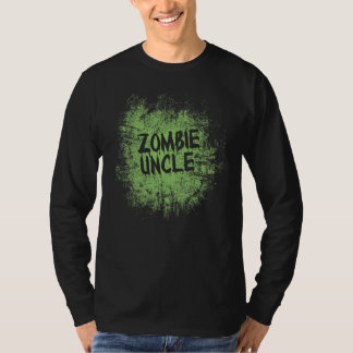 Zombie farbror cool lat halloween kostym zombies f t shirt