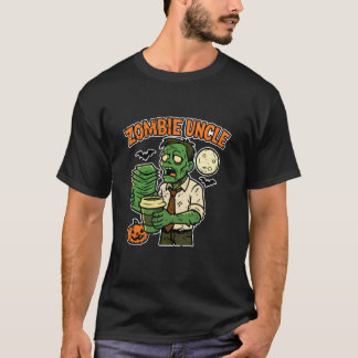 Zombie Farbror med Kaffe T Shirt