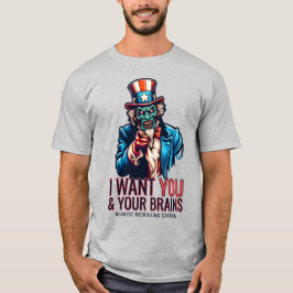 Zombie farbror Sam T Shirt