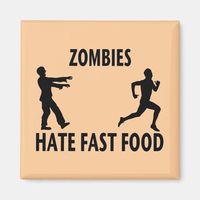 Zombie Fast Food Magnet (Framsidan)