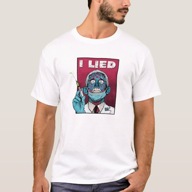 Zombie Fauci Science Anti Mask Arrest Fauci Dr Fau T Shirt (Framsida)