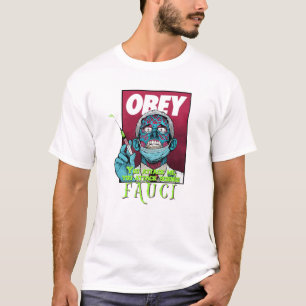 Zombie Fauci Science Anti Mask Arrest Fauci Dr Fau T Shirt
