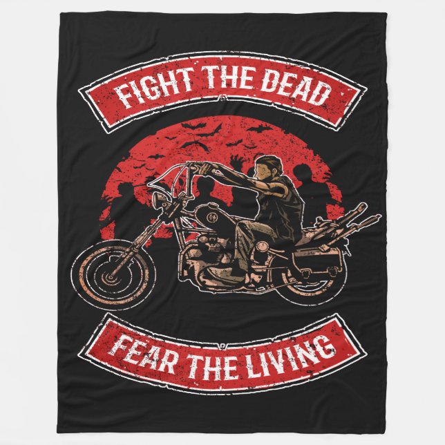 Zombie Fight the Dead Fleecefilt (Framsidan)