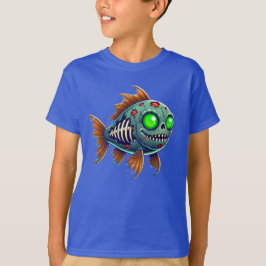Zombie Fish Frenzy T Shirt