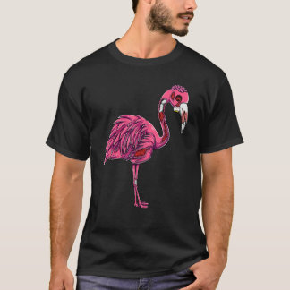 Zombie Flamingo Kuslig Obehaglig Halloween Kostym  T Shirt