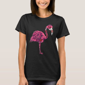 Zombie Flamingo Kuslig Obehaglig Halloween Kostym  T Shirt