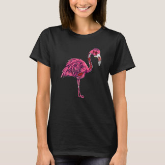 Zombie Flamingo Kuslig Ogräslig Halloween Kostym W T Shirt