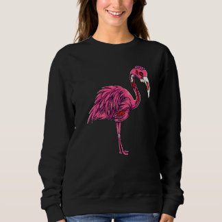 Zombie Flamingo Kuslig Ogräslig Halloween Kostym W T Shirt