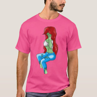 Zombie flicka t shirt