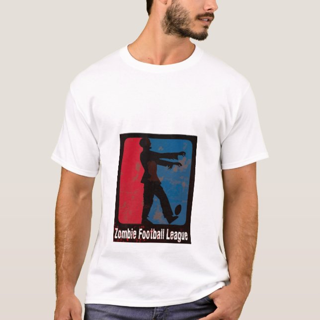 Zombie football League Tee Shirt (Framsida)